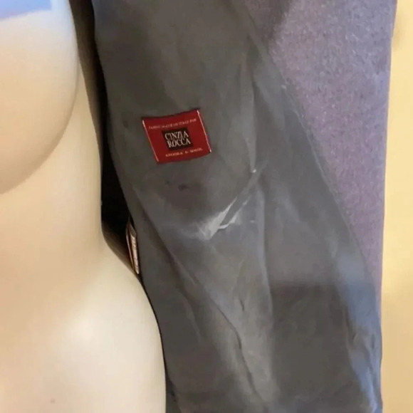 Consistent Rocca  Foldera Bemberg 100% CuproAngora &Wool coat NWOT - Picture 9 of 15